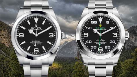 rolex explorere datejust|rolex air king vs explorer.